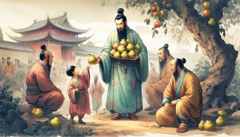 Kong Rong Lets Others Have the Pears